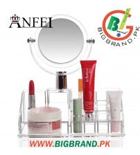 Acrylic Lipstick Cosmetic Organizer With Mirror 
